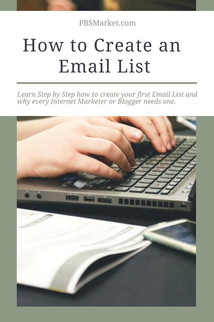 how to create an email list