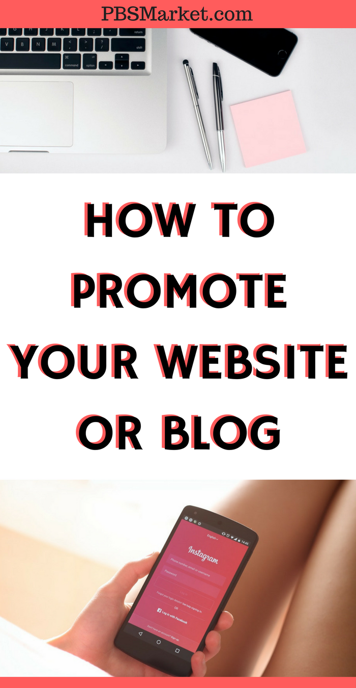 how to promote your website or blog