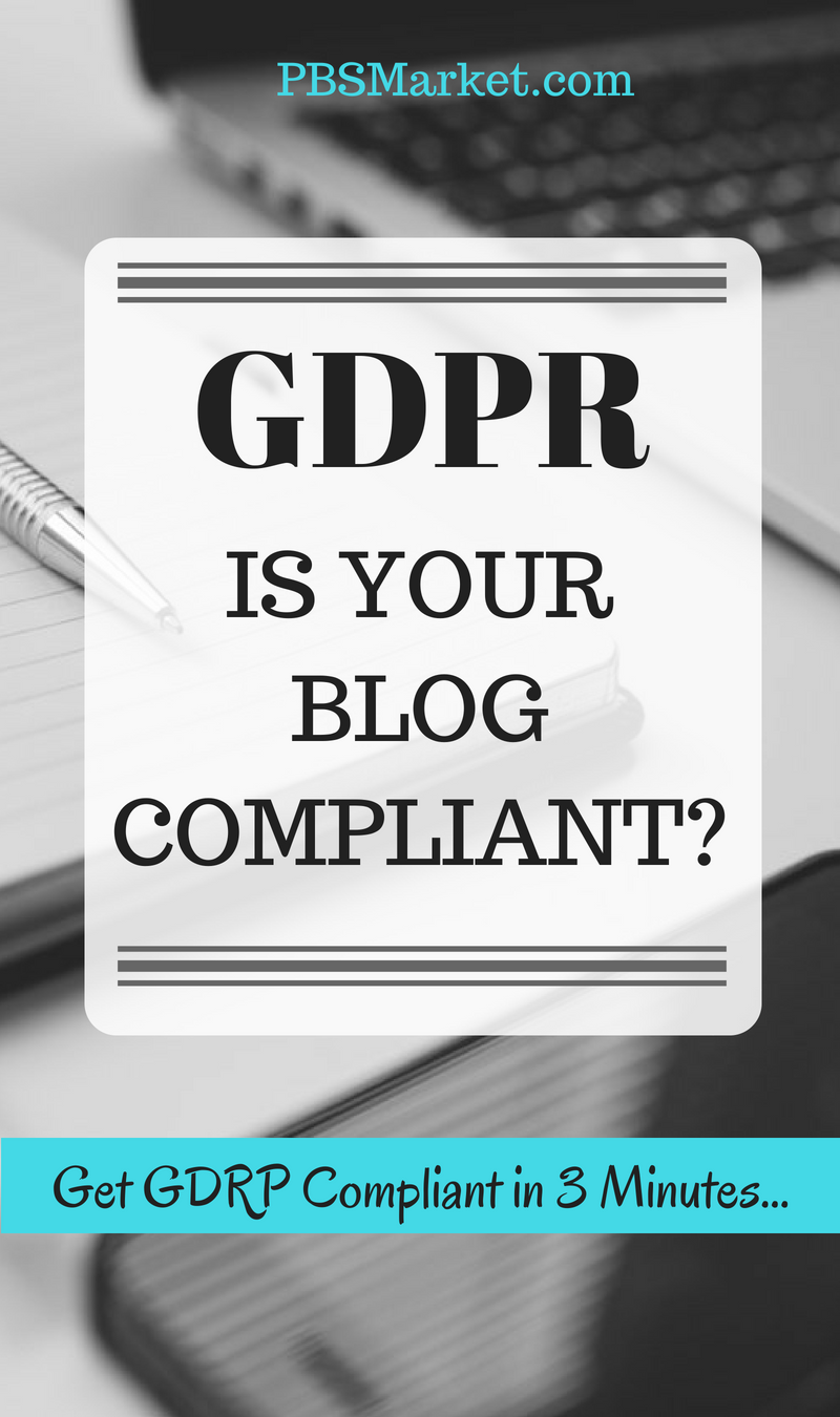 Is your blog GDPR Compliant