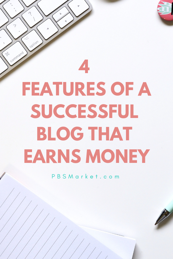 Blogging is a skill, a craft, and an art form. Blogging is also a way for you to earn extra money if you just include the right features on your blog. #blogging #makeextramoney #pbsmarket